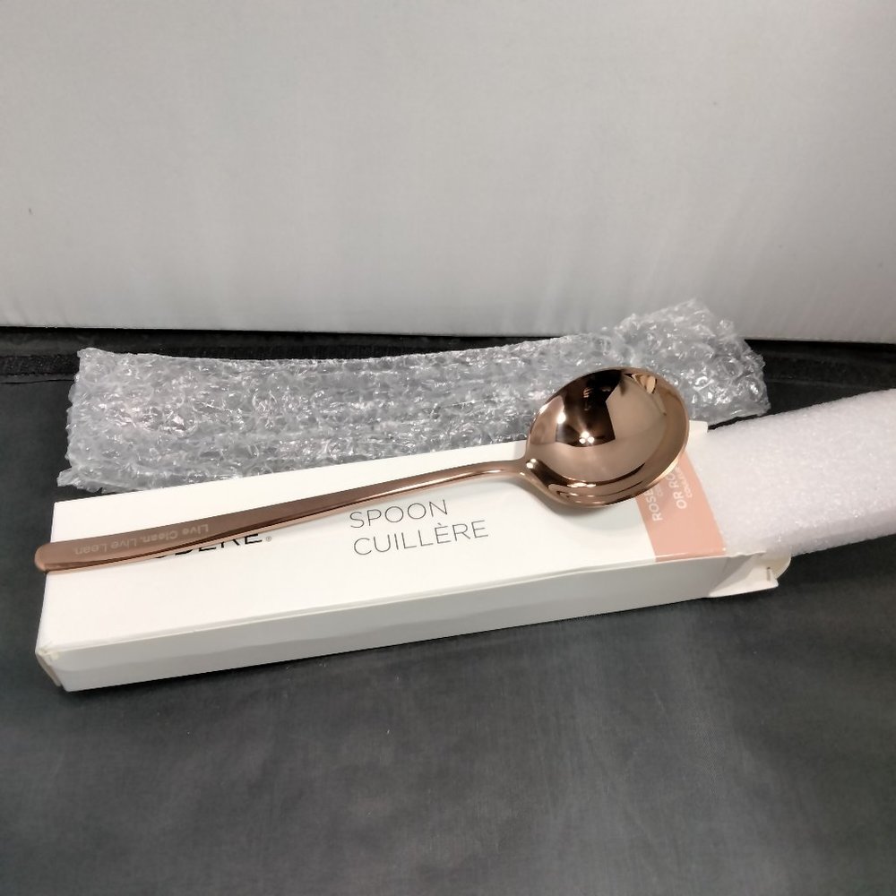 MODERE SPOON CUILLERE Rose Gold Item# 78954 NOS Rare Color